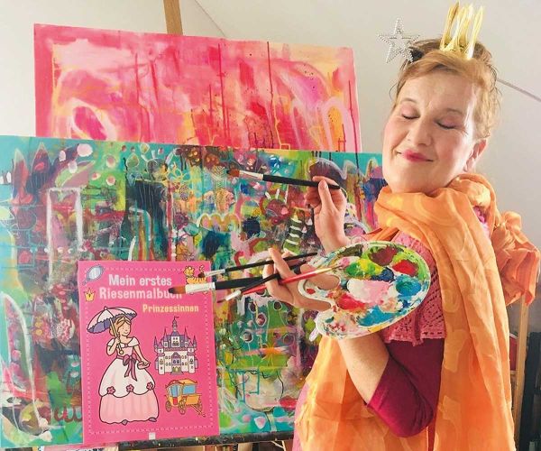 Martina Schaeffer - Riesenmalbuch Prinzessinnen